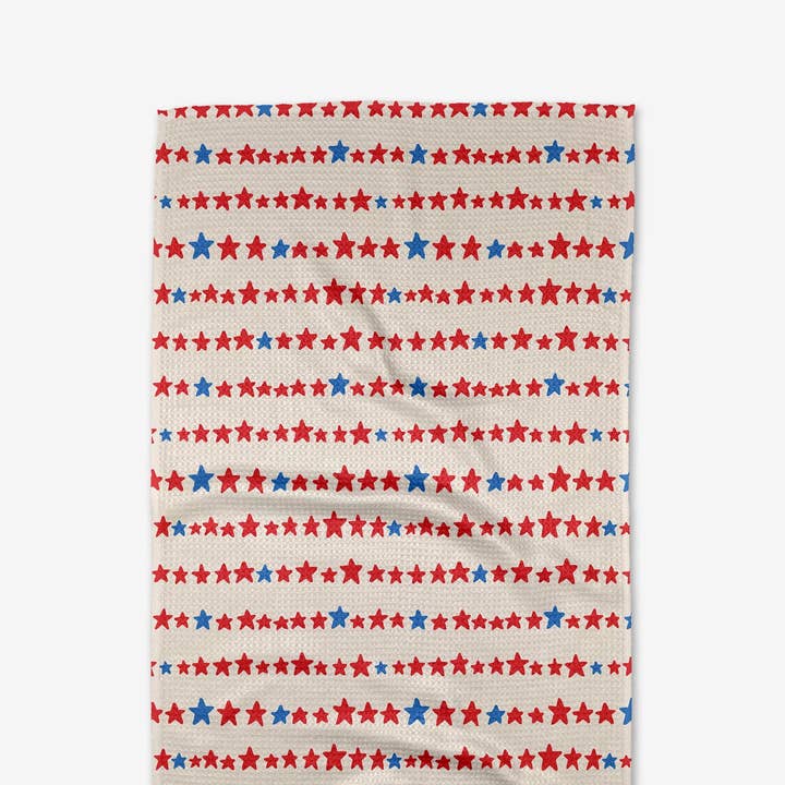 Starry Stripes Tea Towel