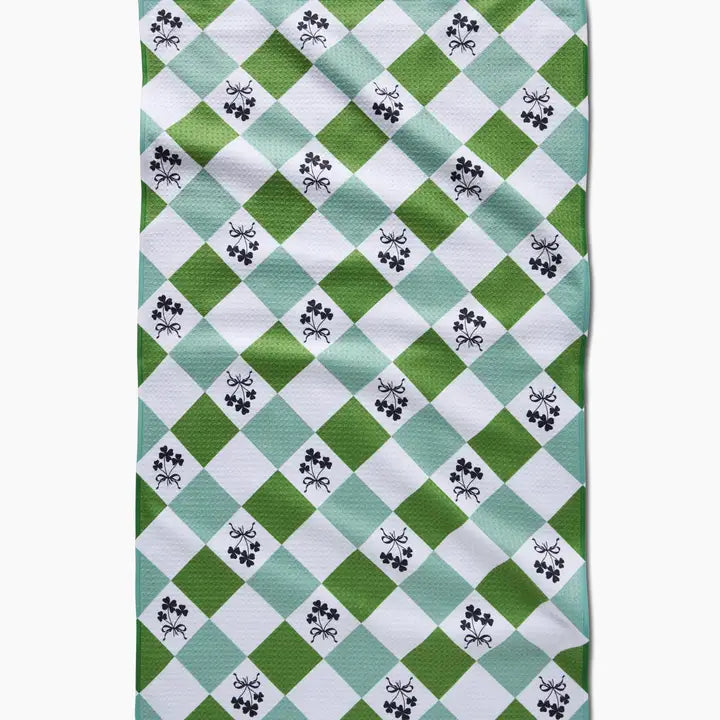 Diamond Bow Tea Towel