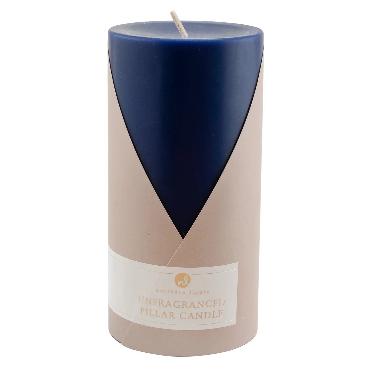 Unfragranced Pillar - Midnight Blue - 3x6