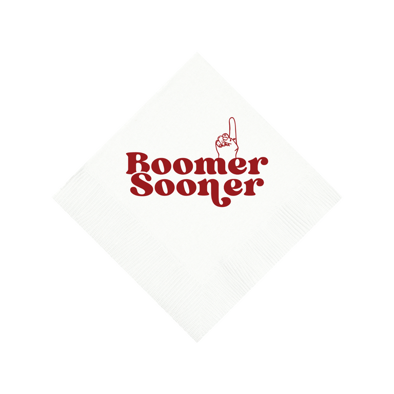 Boomer Sooner OU Cocktail Napkins - 25ct