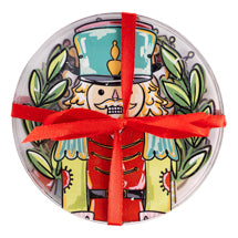 Coaster Set - Holly Jolly Nutcracker