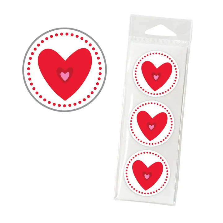 Envelope Seals - Hearts & Dots