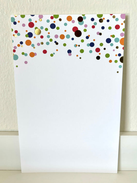 Fiesta Confetti Gold Foil Invitation - 10 CT