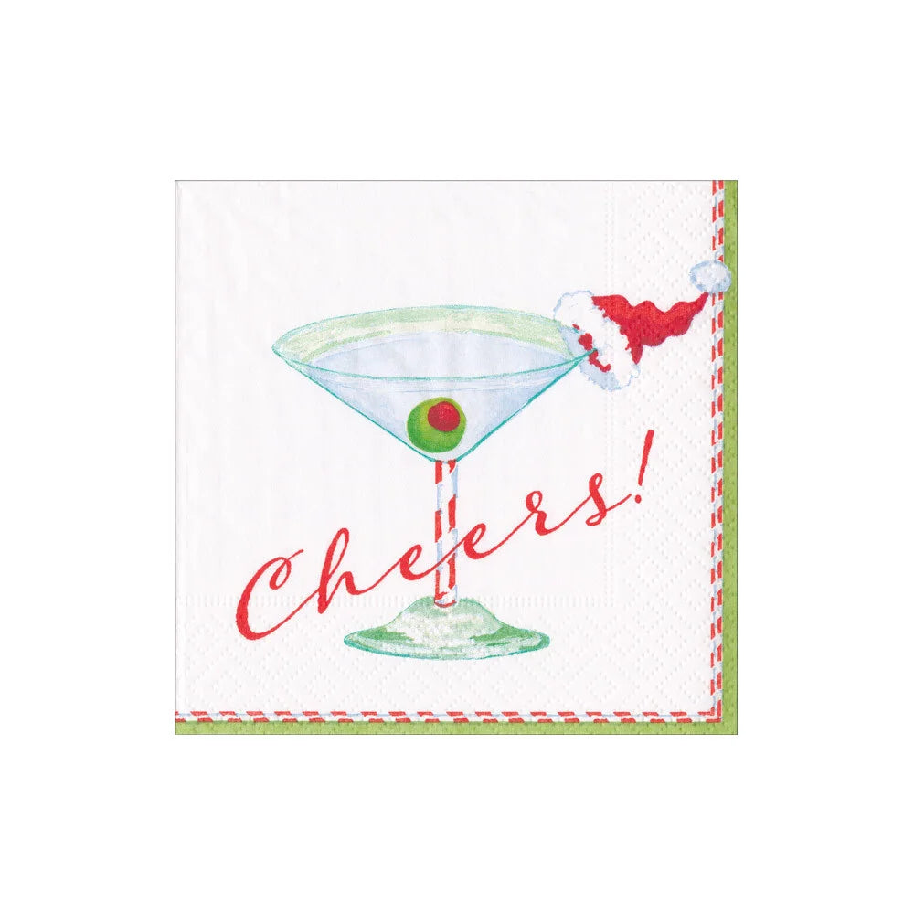 Cocktail Napkins - Christmas Cocktail Cheers!