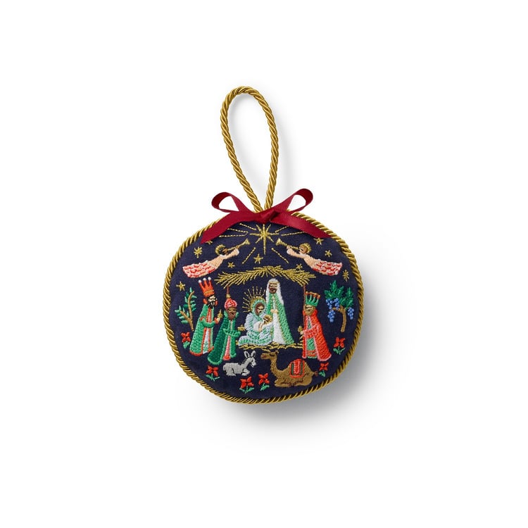 Embroidered Ornament - Nativity