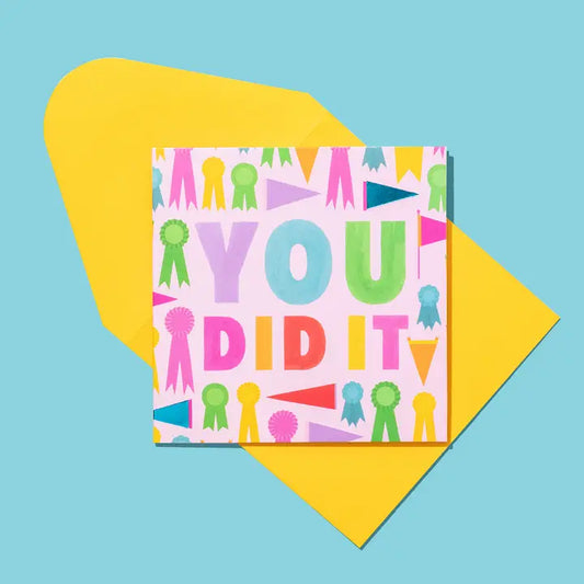 You Did It Enclosure Card