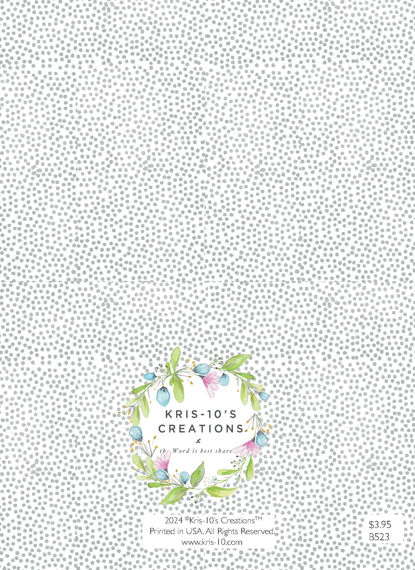 Blue For This Child I Have Prayed Card