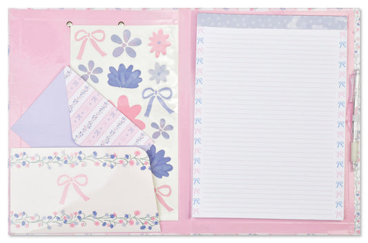 Floral Stripes Clipboard Set