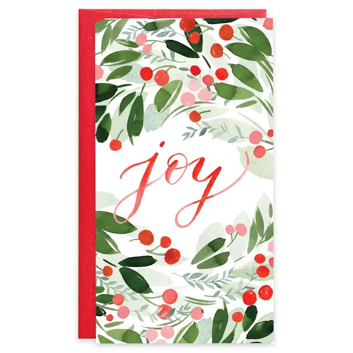 Money Gift Card Holder - Christmas Botanical