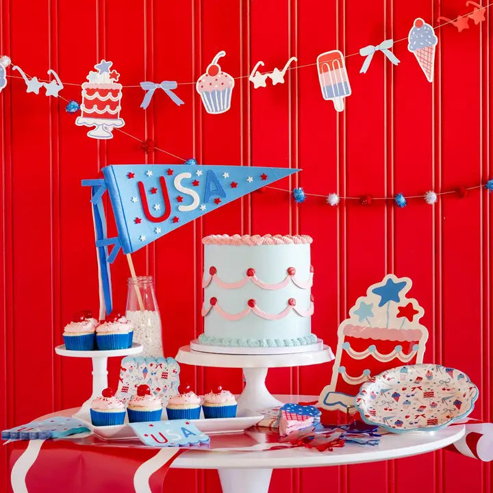 Felt Pennant Banner - Summertime