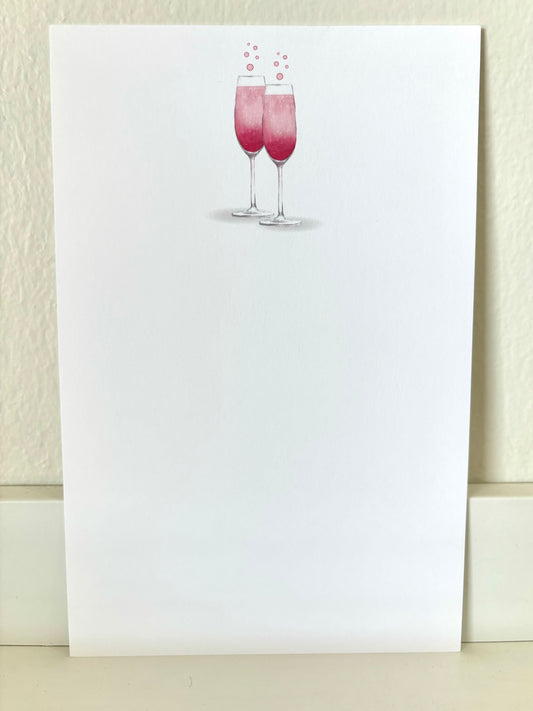 Rose Champagne Invitation - 10 CT