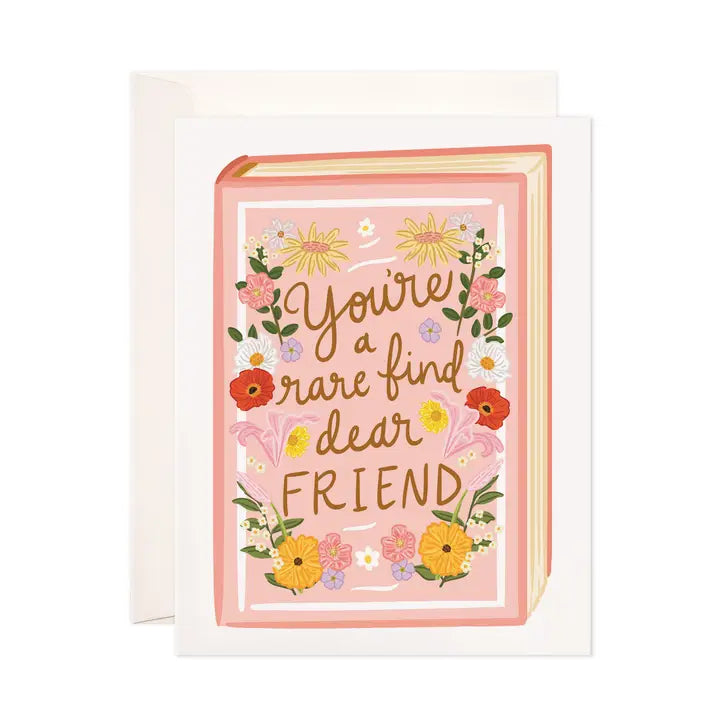 Rare Find Friend Greeting Card
