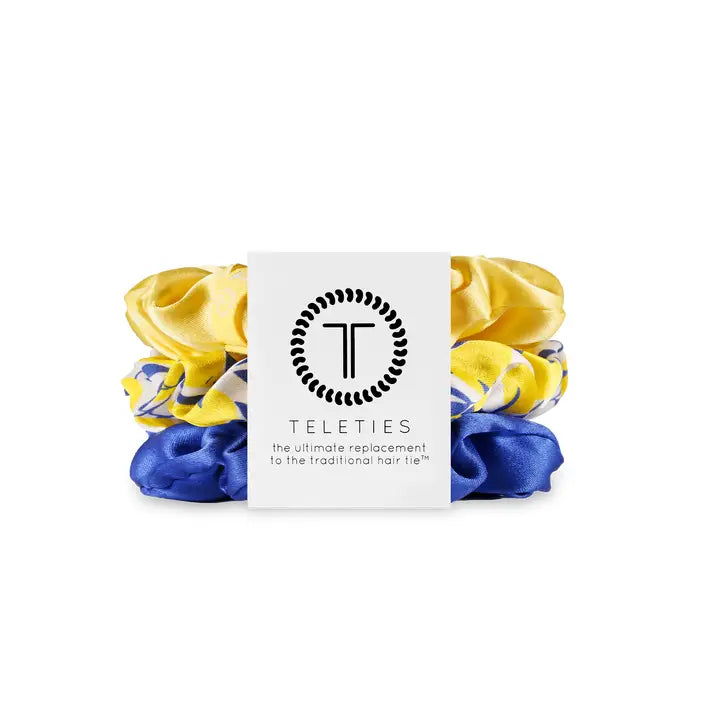 Large Silk Scrunchies - Limoncello
