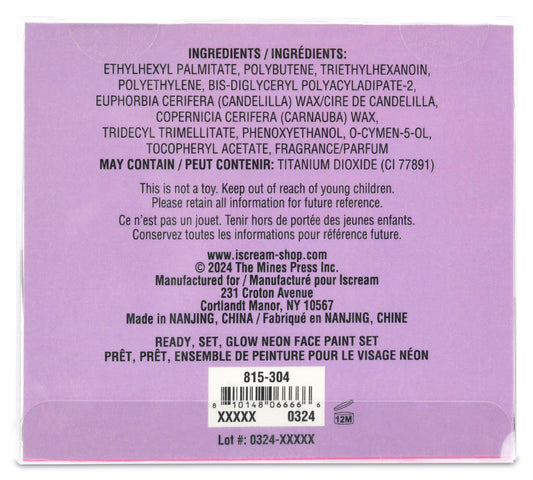 Ready, Set, Glow! Neon Face Paint Set