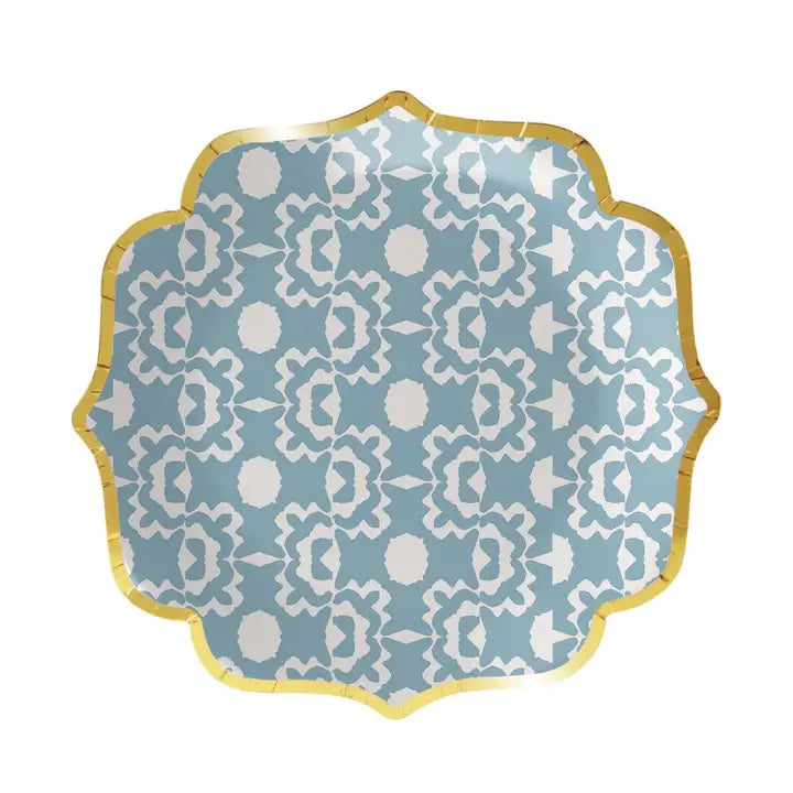 Cocktail Plates - Aspen French Blue