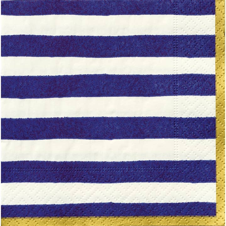 Luncheon Napkin - Bold Strokes Navy