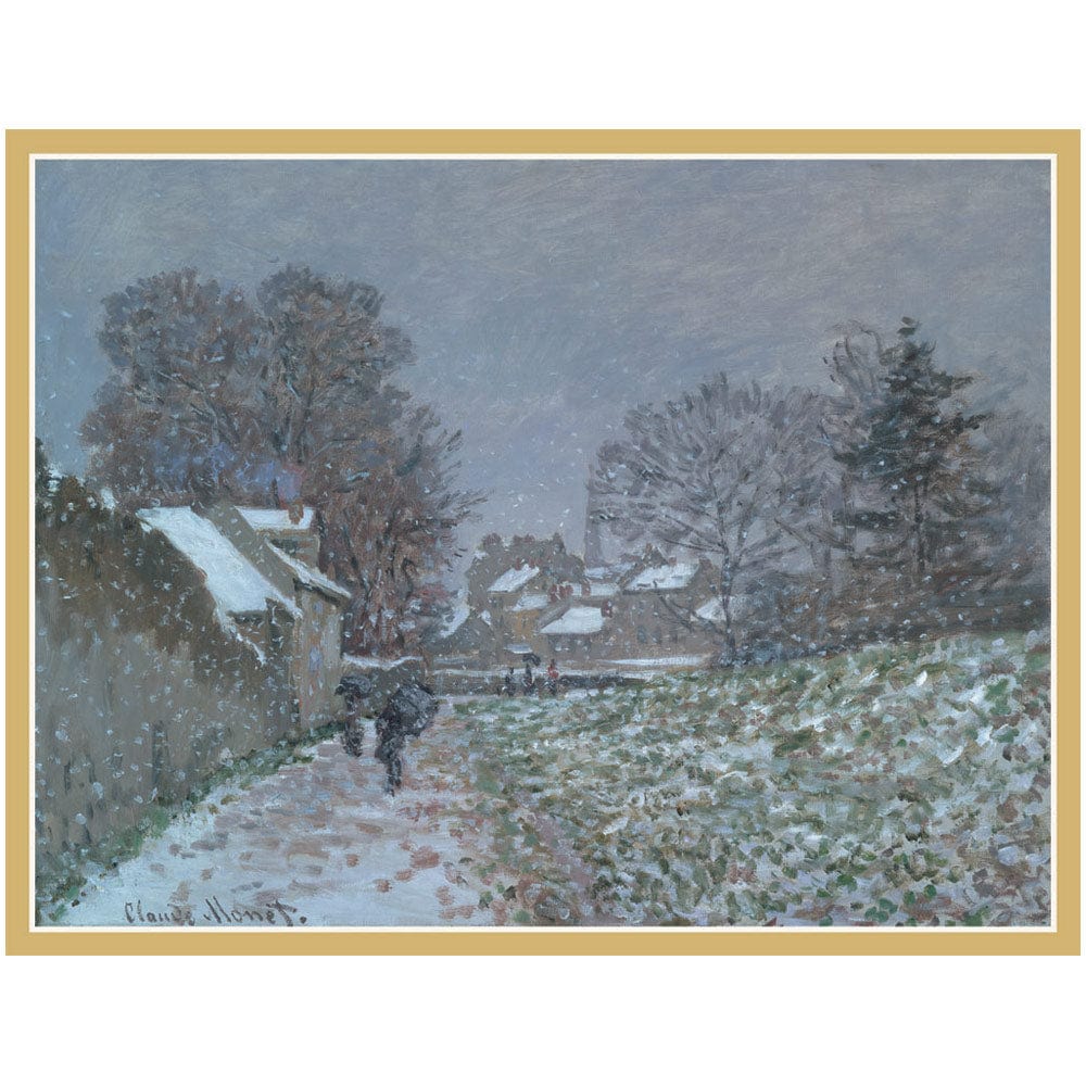 Boxed Christmas Cards - Snow at Argenteuil