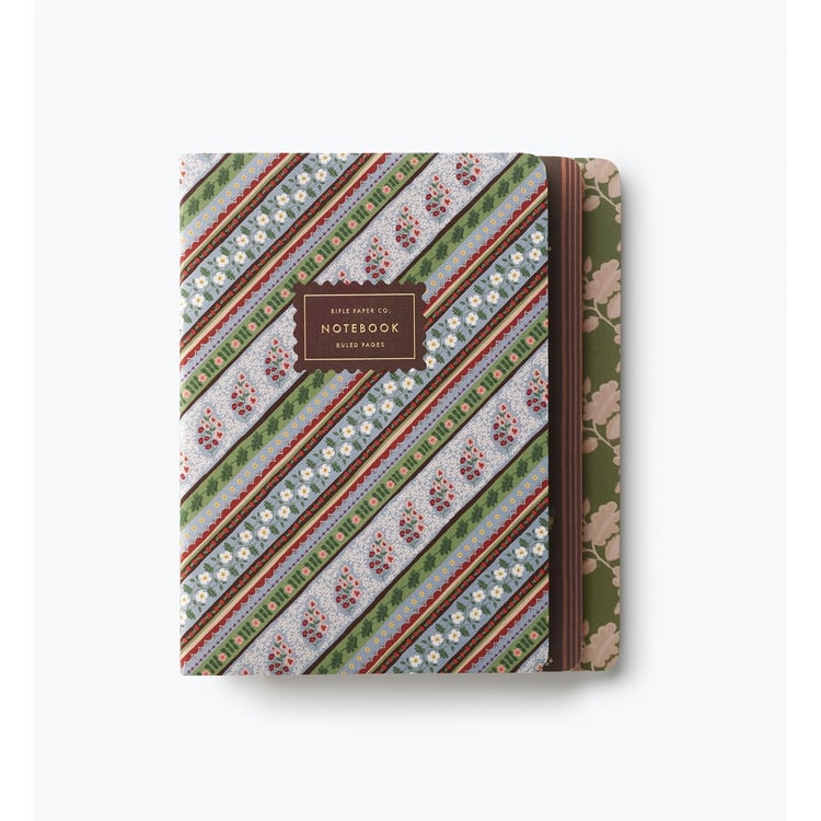 Assorted Notebooks Set of 3 - Paisley