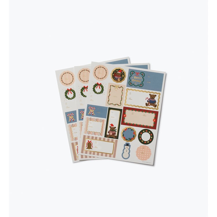 Stickers & Labels Pack of 3 - Beary Christmas