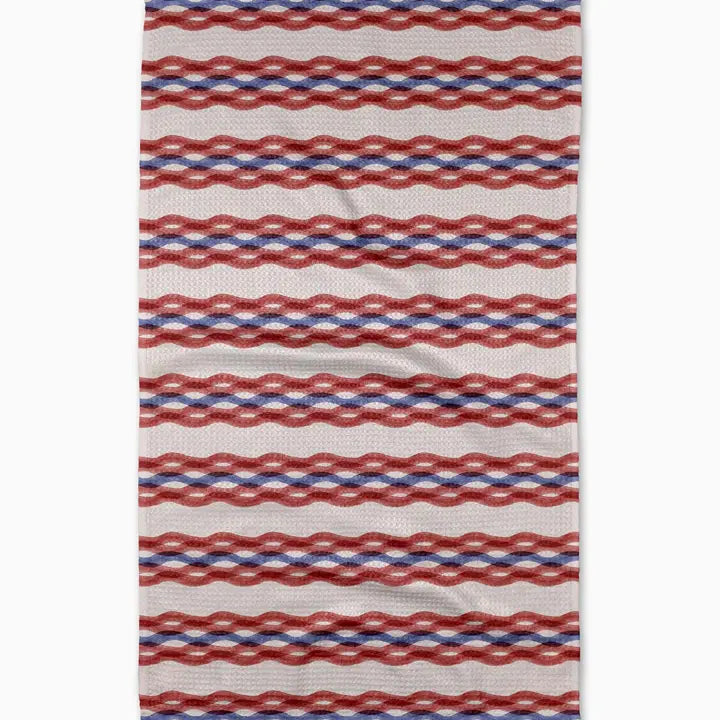 Waving Stripe Tea Towel