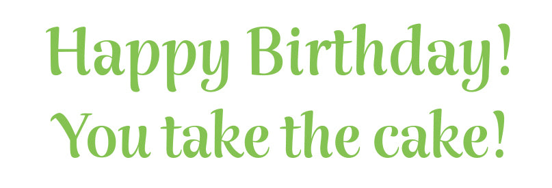 Birthday Card - Cake Frosting