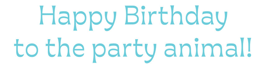 Birthday Card - Giraffe Birthday