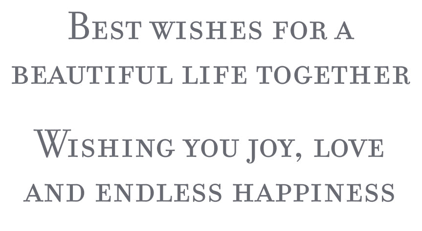 Wedding Card - Wedding Peonies Foil