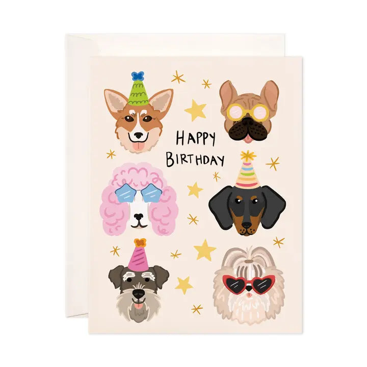 Birthday Dogs Birthday Card