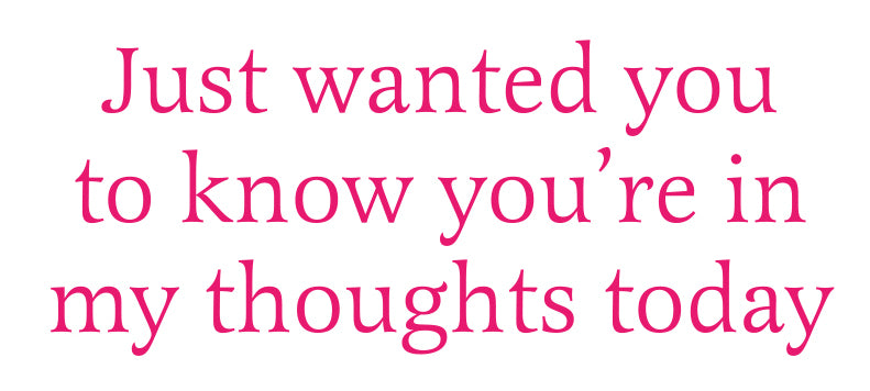 Thinking of You Card - Watercolor Floral