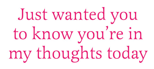 Thinking of You Card - Watercolor Floral