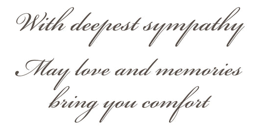 Sympathy Card - Birds And Butterflies