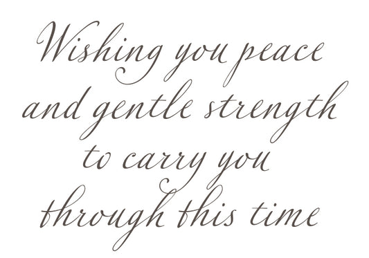 Sympathy Card - Hummingbird