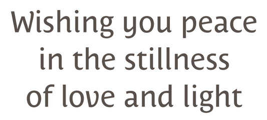 Sympathy Card - Crane And Waterlilies