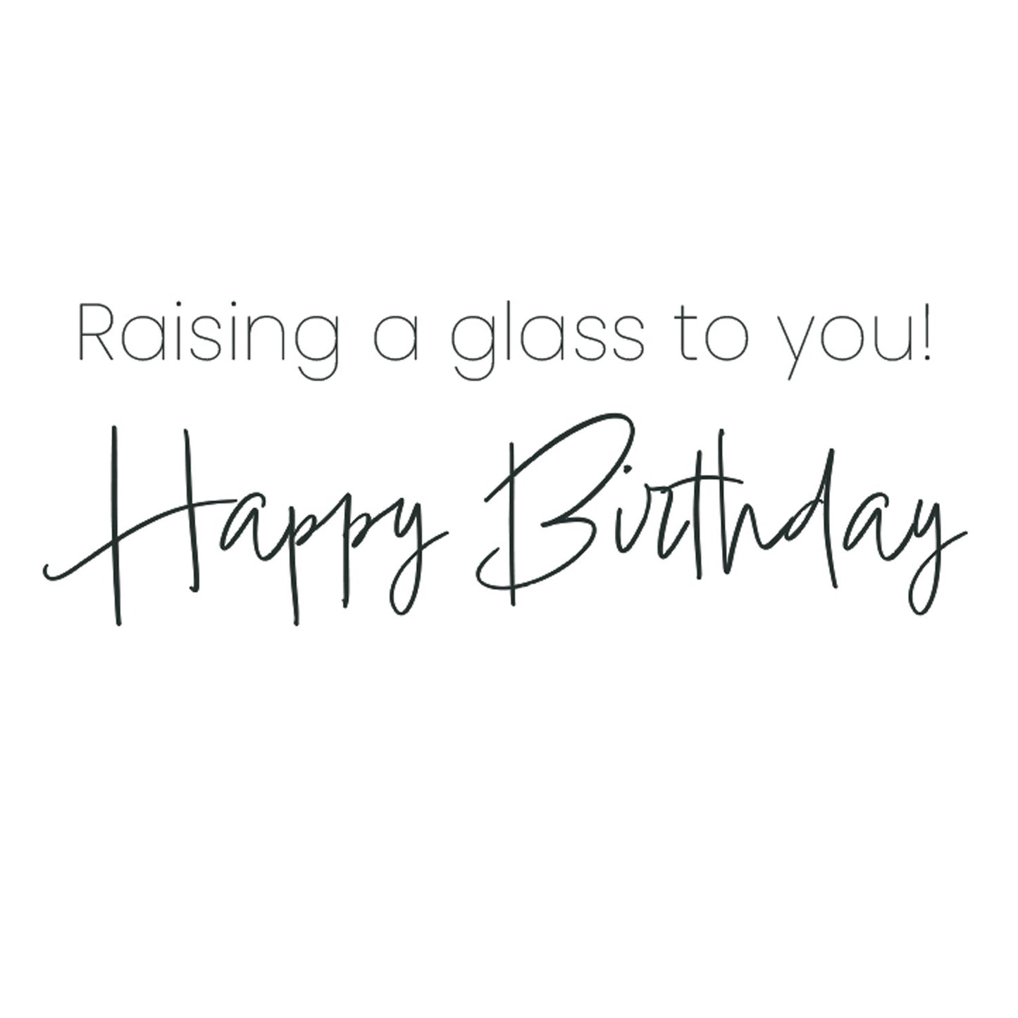 Birthday Card - Tasting
