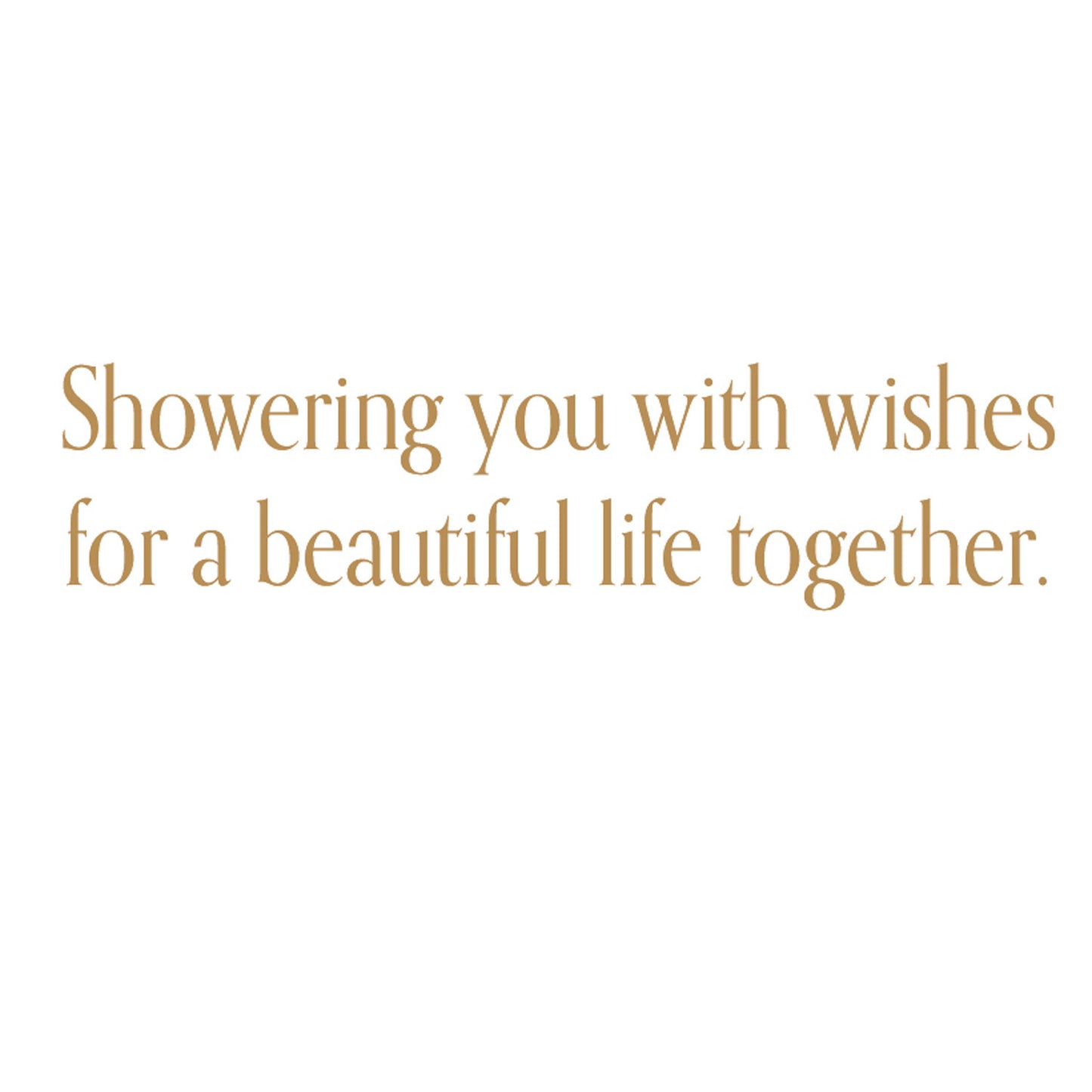 Wedding Shower Card - Pink Impressions Foil