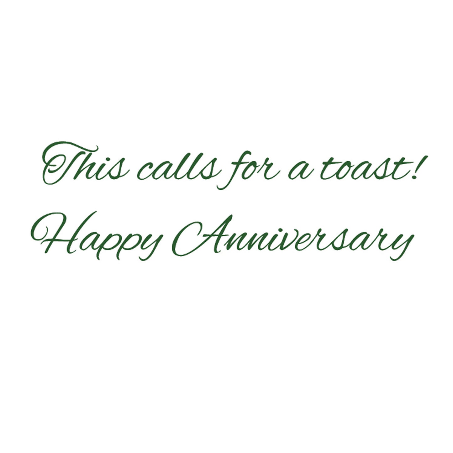 Anniversary Card - Bubbly
