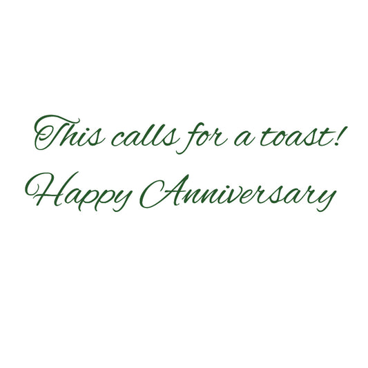Anniversary Card - Bubbly