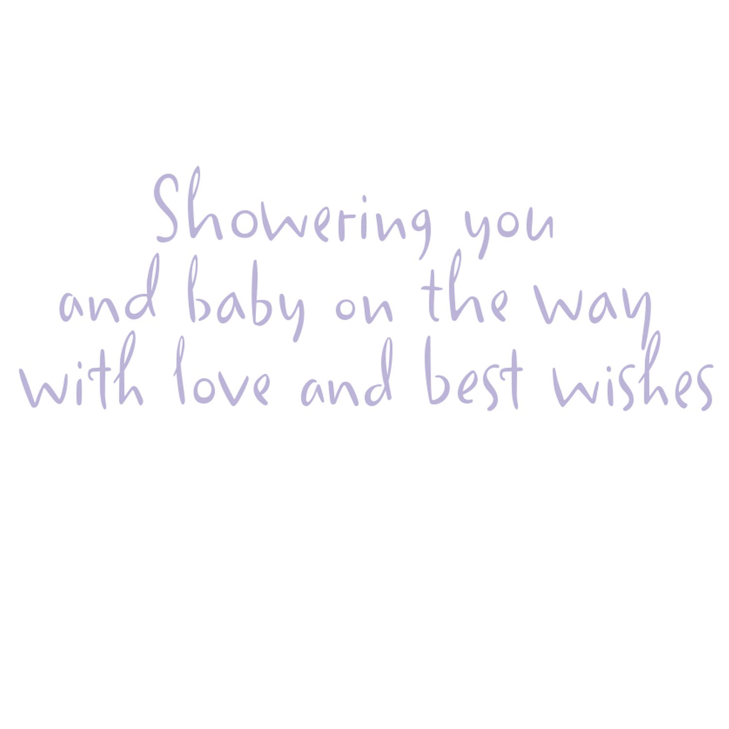 Baby Shower Card - Sweet Floral