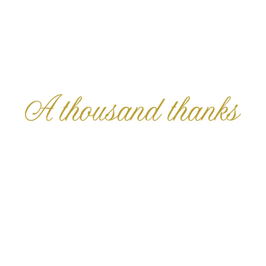 Thank You Card - Butterflies