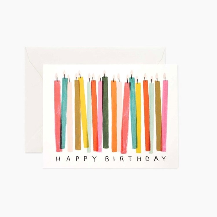 Birthday Card - Candles