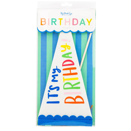 Bright Birthday Felt Pennant Banner