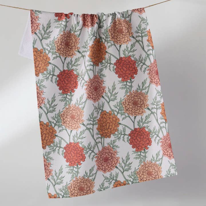 Marigold Manor Tea Towel