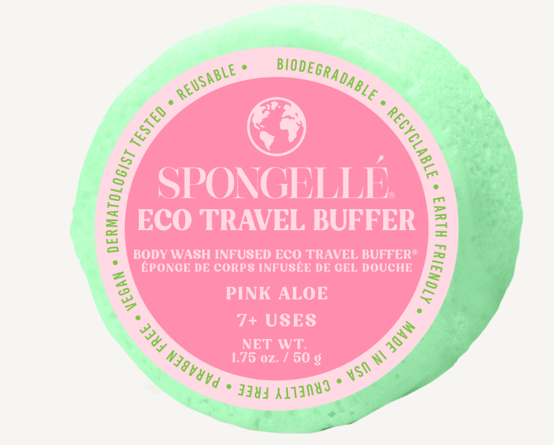 Eco Travel Buffer - Pink Aloe