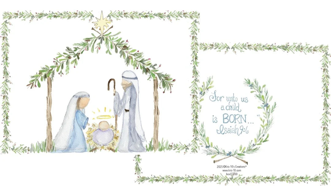 Boxed Christmas Cards - Peaceful Nativity
