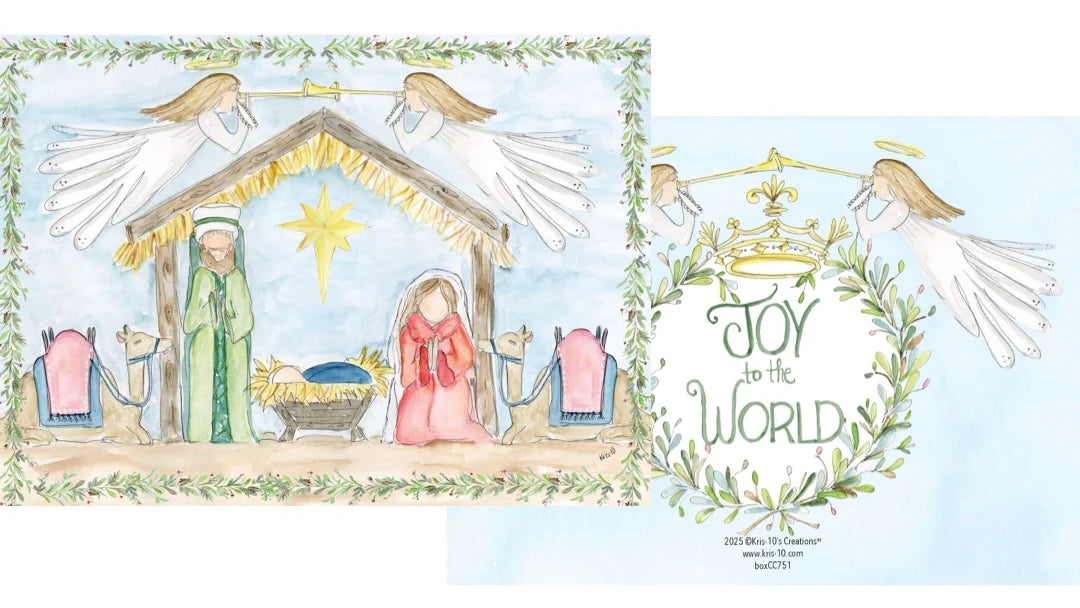 Boxed Christmas Cards - Bright Nativity