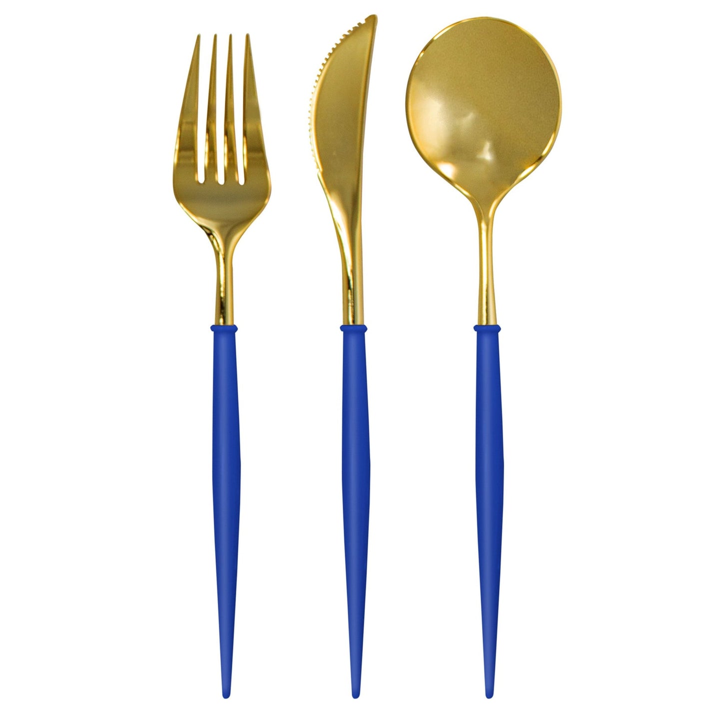 Bella Cutlery - Blue and Gold 24 pc