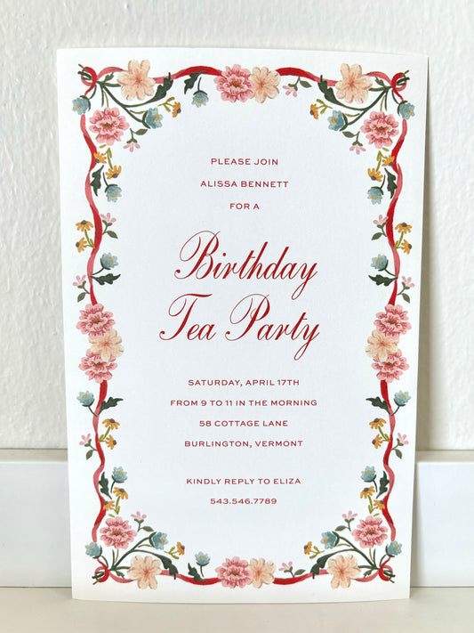 Cottagecore Invitation - 10 CT