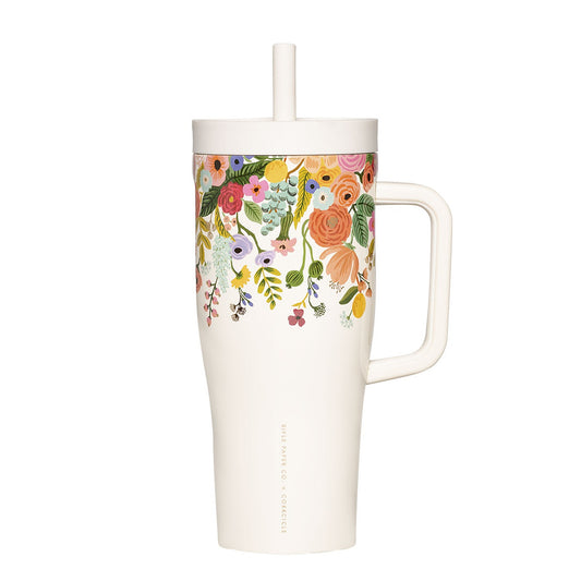 22oz Cruiser - Rifle Paper - Garden Party Cream