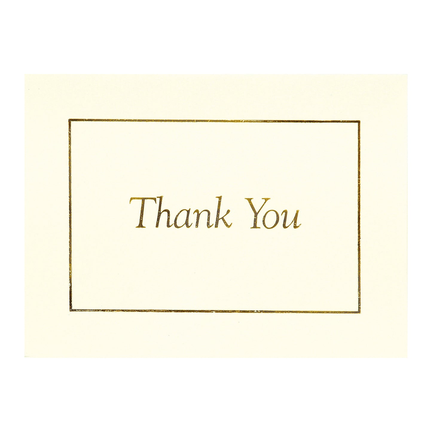 Thank You Notes - Gold on Vanilla