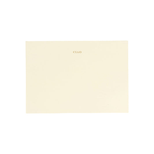Carta Italiana Ciao Notepad